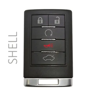 2008-2014 CADILLAC CTS DTS - SHELL - PN: 20998254 - OUC6000066 / OUC6000223 - 4+1 BUTTONS