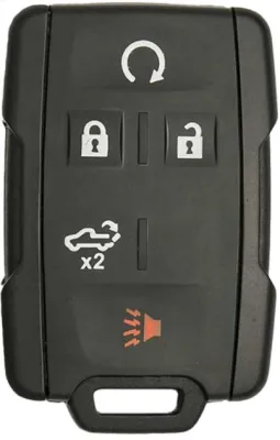 19-22 CHEVROLET - REMOTE - M3N-32337200 YELLOW 4+1 RST, TLG. 433 MHz PN: 84209236, 84312372