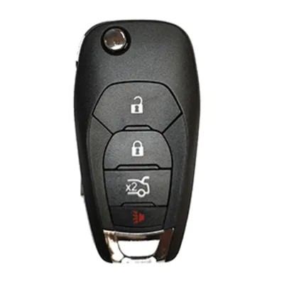 2016-2019 CHEVROLET - FLIP KEY - LXP-T004 - PN: 13514135 - 433 Mhz - 3+1 TRUNK (NO RETURN)