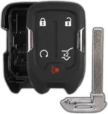 CARCASA CHEVROLET/GMC SMART KEY SHELL - / HYQ1AA. HYQ1EA 4+1