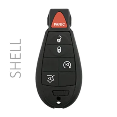 2008-2019 CHRYSLER DODGE JEEP VW - SHELL - FOBIK - IYZ-C01C 4+1 REMOTE START & HATCH