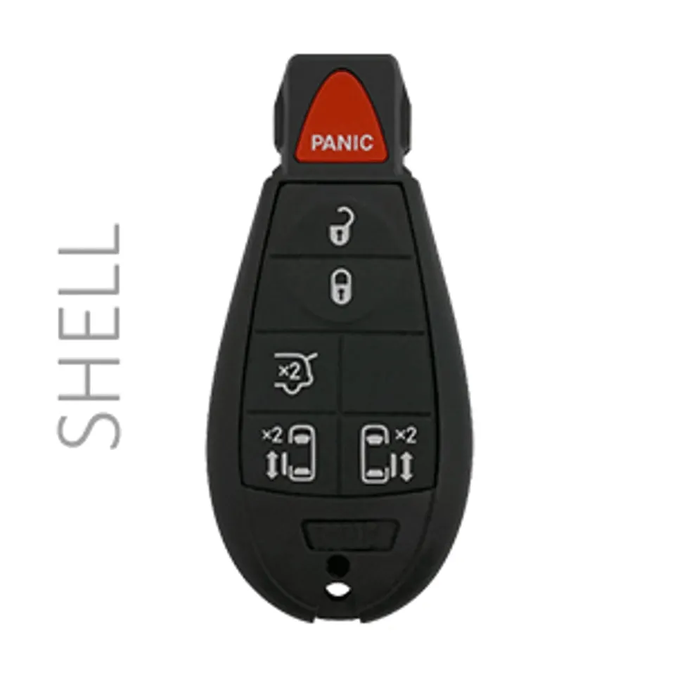 2008 - 2019 CHRYSLER / JEEP / DODGE - SHELL FOBIK - IYZ-C01C - 5+1 HATCH & SIDE DOOR