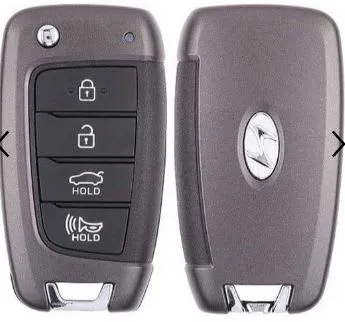 Hyundai 2019-2021 Remote Flip Key SHELL 4B Trunk for TQ8-RKE-4F40