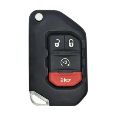 2018-2021 JEEP - FLIP KEY - OHT1130261 - PN: 68416784AA - 433 MHz - 3+1 REMOTE START