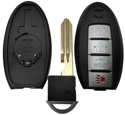 2007-2018 NISSAN/INFINITI - CWTWB1, KR5S - SHELL SMART KEY - 3+1 Trunk