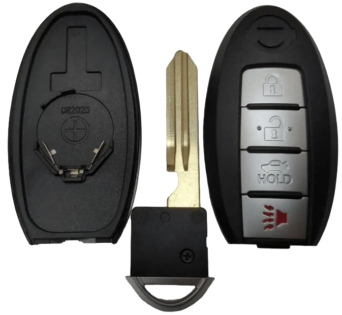 2007-2018 NISSAN/INFINITI - CWTWB1, KR5S - SHELL SMART KEY - 3+1 Trunk