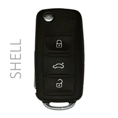 2002-2006 VOLKSWAGEN - SHELL FLIP - HLO1J0959753AM / HLO1J0959753DC - 3+1 TRUNK 2 PIECES