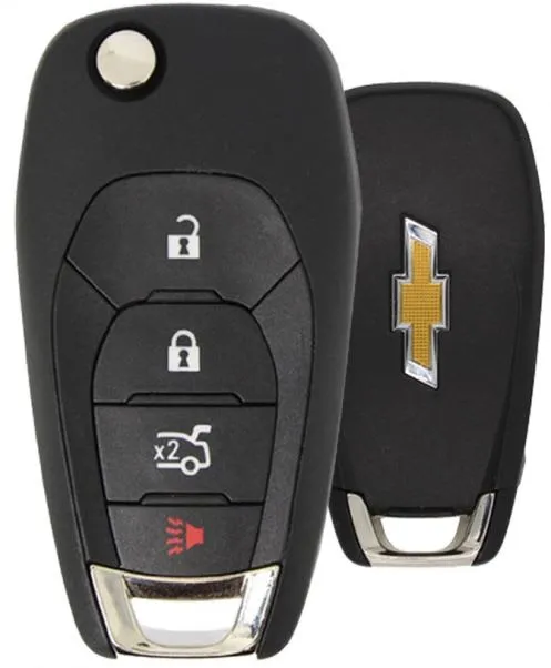 2016-2024 CHEVROLET - FLIP KEY - LXP-T004 3+1 T. - PN: 13514135, 13513842, 5933402