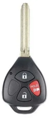 XKTO04EN REMOTE HEAD KEY TOYOTA STYLE (WIRED) 2+1