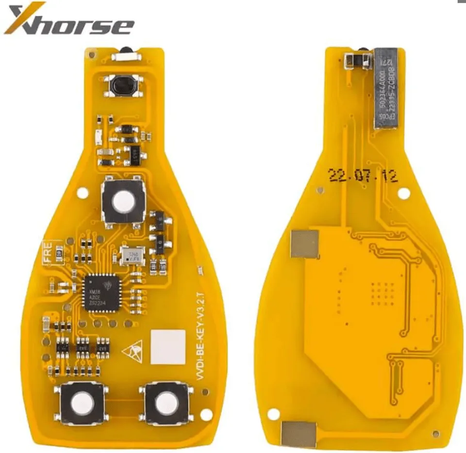 Xhorse XNBZT1GL VVDI Mercedes Benz BE Key Pro Board (Yellow PCB, Unlocked)